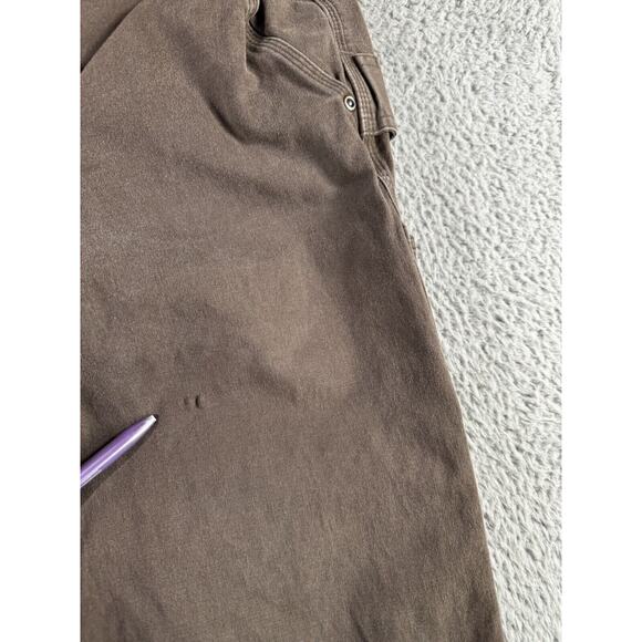 Duluth Trading‎ Carpenter Pants Men 32 Brown Work Wear Grunge Paint - Picture 8 of 12